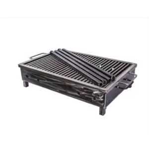 Gratar din fier camping cu picioare detasabile 70 x 50 cm