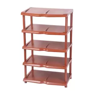 Raft pantofi 5 etaje maro, OZGEN ,77x47x30cm